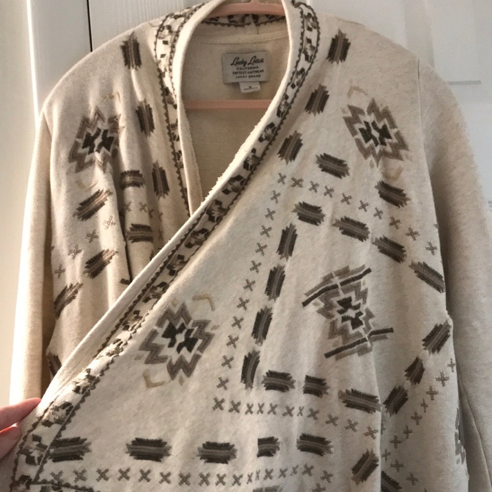 Lucky Brand Open Cardigan